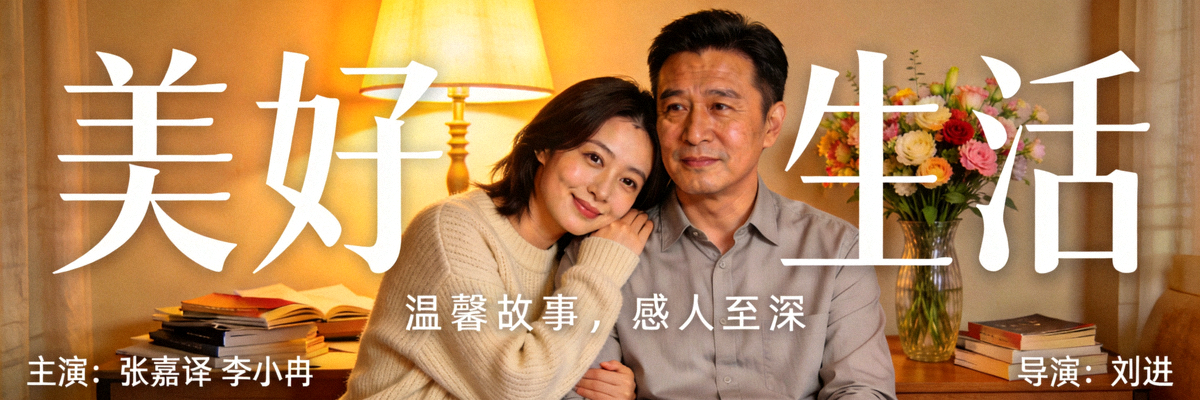 浪漫爱情剧《美好生活》海报 - 温馨故事，感人至深